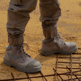 STEEL BLUE 312658 PARKES ZIP: SCUFF CAP BOOT - GRANITE