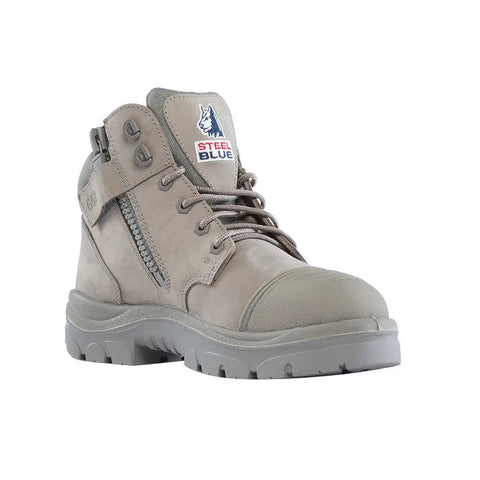 STEEL BLUE 312658 PARKES ZIP: SCUFF CAP BOOT - GRANITE