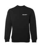 SECURITY Crew Neck Jumper - Black (3FS)