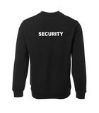 SECURITY Crew Neck Jumper - Black (3FS)