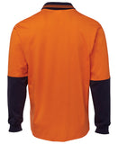 JB'S Hi Vis Long Sleeve Cotton Polo (6CPHL) - 4 Colours