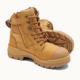 BLUNDSTONE 8060 Unisex RotoFlex Steel Cap Safety Boot - Wheat