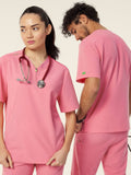 NNT Unisex Invigorate Charles V Neck Slim Fit Scrub Top (CATRHL)