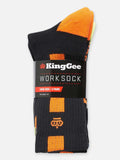 KING GEE Mens Cotton Crew Work Socks - 5 Pack (K09035)