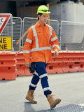 BISLEY X Back Biomotion Hi Vis Cool Lightweight Drill Rail Shirt (‎BS6166XT)