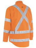 BISLEY X Back Biomotion Hi Vis Cool Lightweight Drill Rail Shirt (‎BS6166XT)