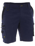 BISLEY Flx & Move Elastic Waist Zip Pocket Cargo Short (BSHC1338)