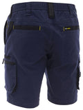 BISLEY Flx & Move Elastic Waist Zip Pocket Cargo Short (BSHC1338)