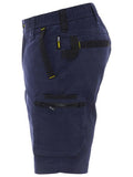 BISLEY Flx & Move Elastic Waist Zip Pocket Cargo Short (BSHC1338)