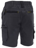 BISLEY Flx & Move Elastic Waist Zip Pocket Cargo Short (BSHC1338)