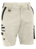 BISLEY Flx & Move Elastic Waist Zip Pocket Cargo Short (BSHC1338)
