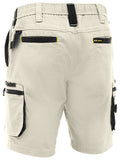 BISLEY Flx & Move Elastic Waist Zip Pocket Cargo Short (BSHC1338)