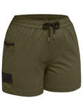 BISLEY Women's Flx & Move 4-Way Stretch Elastic Waist Shorts (BSHL1331) - 5 Colours