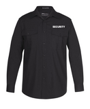 SECURITY Epaulette Black Shirt (6E-L/S)
