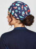 INAURA Printed Unisex Scrub Cap (CSC245U)