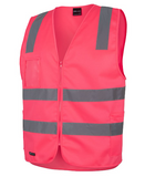 JB HIVIS D+N VEST ZIP (6DNSZ)