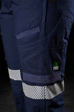 FXD WP◆8WT Reflective Cuffed Stretch Ripstop Work Pants - Ladies