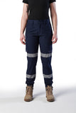 FXD WP◆8WT Reflective Cuffed Stretch Ripstop Work Pants - Ladies