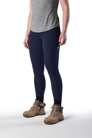 FXD WP◆9W Stretch Leggings - Ladies - Navy