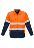 SYZMIK Mens Hi Vis Cotton Drill Jacket (ZJ590)