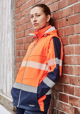 SYZMIK Womens Streetworx 2 in 1 Stretch Softshell Jacket (ZJ753)