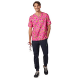 XMAS Gingerbread Surfer Print Scrub Unisex Top (CATRST)