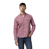 HARD YAKKA Mustang Formal Check Shirt (Y04005)