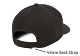 FLEXFIT 110 CURVED PEAK BLACK - REDZ WORKWEAR