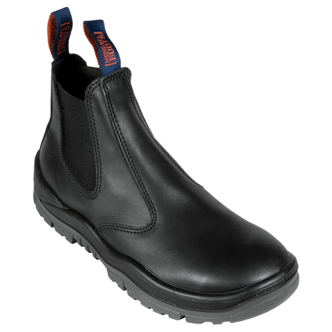 MONGREL 240020 ELASTIC SIDED SAFETY BOOT - BLACK