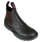 MONGREL 240030 OIL KIP ELASTIC SIDED SAFETY BOOT - BROWN