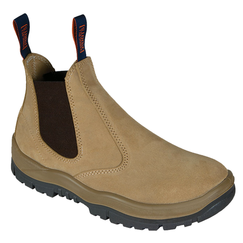 MONGREL 240040 ELASTIC SIDED SAFETY BOOT - WHEAT