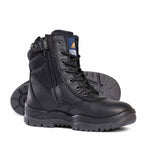 MONGREL 251020 HIGH LEG ZIPSIDER - Black - REDZ WORKWEAR