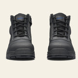 BLUNDSTONE 319 Lace up Zip Side Boot - Black - REDZ