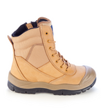 MONGREL 451050 HIGH LEG ZIPSIDER BOOT WITH SCUFF CAP - WHEAT