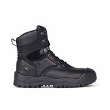 MONGREL 550020 High Leg Lace up Safety Book - Black