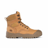 MONGREL 550050 High Leg Lace up Safety Boot - Wheat