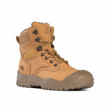 MONGREL 550050 High Leg Lace up Safety Boot - Wheat