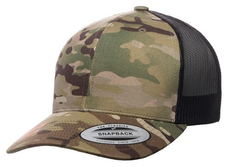 FLEXFIT 6606MC RETRO TRUCKER MULTICAM - REDZ WORKWEAR