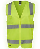 JB 6DNSZ HIVIS D+N VEST ZIP - REDZ WORKWEAR + TOOLS NORTH LAKES