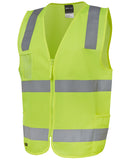 JB 6DNSZ HIVIS D+N VEST ZIP - REDZ WORKWEAR + TOOLS NORTH LAKES