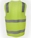 JB 6DNSZ HIVIS D+N VEST ZIP - REDZ WORKWEAR + TOOLS NORTH LAKES