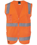 JB 6DNSZ HIVIS D+N VEST ZIP - REDZ WORKWEAR + TOOLS NORTH LAKES