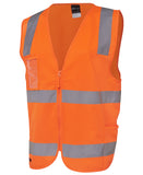 JB 6DNSZ HIVIS D+N VEST ZIP - REDZ WORKWEAR + TOOLS NORTH LAKES