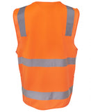 JB 6DNSZ HIVIS D+N VEST ZIP - REDZ WORKWEAR + TOOLS NORTH LAKES