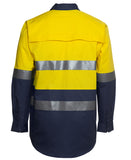 JB 6DNWL HIVIS TAPED SHIRT L/S - REDZ WORKWEAR + TOOLS NORTH LAKES