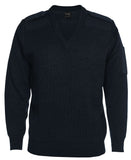 JB'S 6EJQ KNITTED EPAULETTE JUMPER UNISEX 2 GREAT COLOURS - REDZ WORKWEAR + TOOLS NORTH LAKES