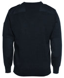 JB'S 6EJQ KNITTED EPAULETTE JUMPER UNISEX 2 GREAT COLOURS - REDZ WORKWEAR + TOOLS NORTH LAKES