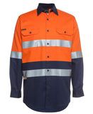 JB'S 6HLS HIVIS TAPED SHIRT L/S - REDZ WORKWEAR + TOOLS NORTH LAKES