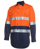 JB'S 6HLS HIVIS TAPED SHIRT L/S - REDZ WORKWEAR + TOOLS NORTH LAKES