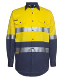 JB'S 6HLS HIVIS TAPED SHIRT L/S - REDZ WORKWEAR + TOOLS NORTH LAKES